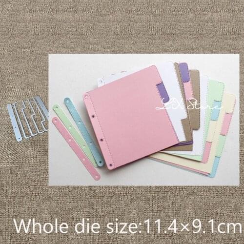 XLDesign Craft Metal Cutting Die cut dies 5pcs book edge decoration scrapbook Album Paper Card Craft Embossing die cuts