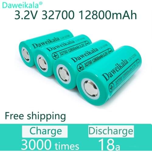 100% Original 32700 12800mAh 3.2V lifepo4 Rechargeable Battery Professional Lithium Iron Phosphate Power Battery with12.8 ah50A