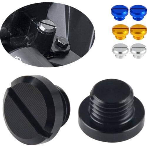 2PCS M10X1.25 CNC Aluminum Mirror Hole Plug for Honda PCX 125 Grom 125 NH 125 CRF250M V TWIN MAGNA/S XR250/BAJA/MOTARD FORZA/S