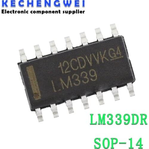 20PCS LM339DR SOP14 LM339 SOP LM339DT SMD LM339DR2G SOP-14 339DR new and original IC