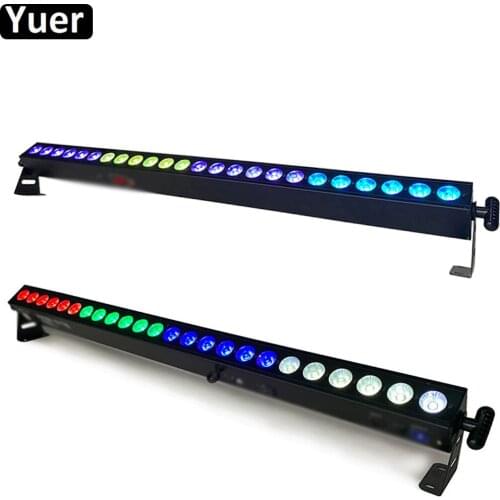 4Pcs/Lot 24X4W Led Wall Washer Light RGBW Bar Light Beam Strip Light Strobe Light Stage Flash Effect Light DJ Disco Party DMX512
