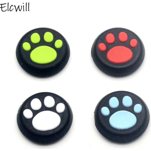 4Pcs Silicone ThumbStick Grip Cap Gamepad Controller Joystick Button Cover Case for Sony PS4 /PS3 for Xbox One/360 Controller