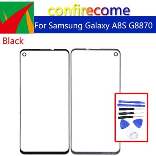 A8S Touchscreen For Galaxy A8S G8870 SM-G8870 Touch Screen Front Panel Glass Lens Front Outer Replacement 6.39
