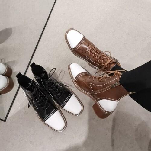 Martin boots womens boots new short boots womens trendy fashion boots zipper boots short high heel boots X678