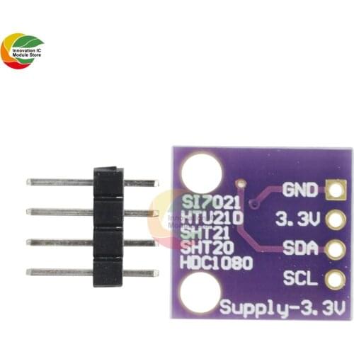 Ziqqucu Si7021 Temperature Humidity Sensor Industrial High Precision with I2C Interface for Arduino GY-213V