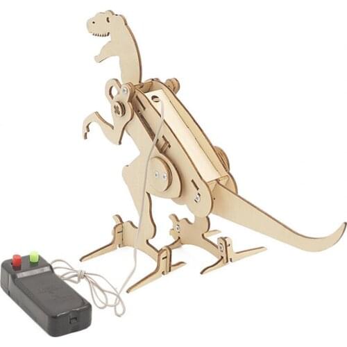 Wood Dinosaur Stem Toys Learning Kit Hands-on Activities Easy to Assemble Wood Physics Science Educational Toy for Kids