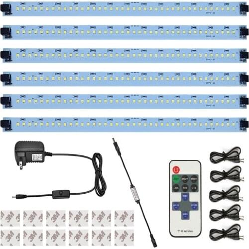 LED Under Cabinet Lighting with Dimmer, 6 Panel Kits,18W, 1800lm, Linkable, Closet Light, Under Counter Lights, Easy to Install