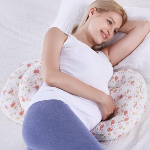 Shape Pregnancy Pillow Maternity Belly Support Side Sleepers Pregnant Pillow Maternity Accessoires Sleeping Supplies Pillow