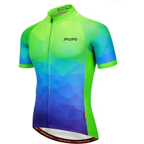 JPOJPO Breathable Cycling Jersey Men 2021 Pro Team Bicycle Clothing Maillot Ciclismo Summer Men Quick Dry MTB Bike Jersey Shirt