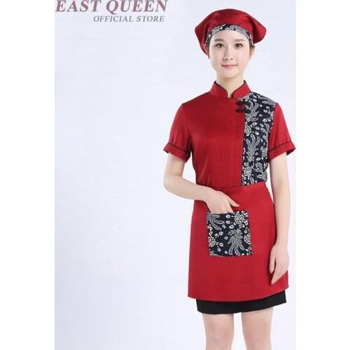 Chinese restaurant uniforms catering Waiter and waitress uniforms clothing restaurant waitress uniforms for waiters DD1077