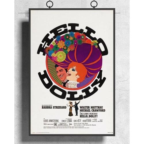 L287 HELLO DOLLY Movie Broadway Musical Silk Fabric Poster Art Decor Indoor Painting Gift
