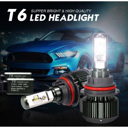 2pcs Car Headlight Bulbs Bulb Socket: 880(881/H27) H7 H11(H8/H9) H3 H1 H13 9004 9007 8000Lm Fog Lights White 6000K 12V 24V