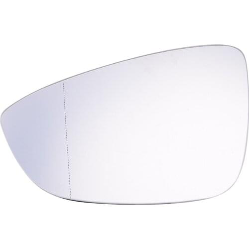 Left Side Exterior Wing Door Mirror Glass Plate Heated Car 3C8857521 Fit For Volkswagen Jetta Passat B7 Eos Passat CC Scirocco