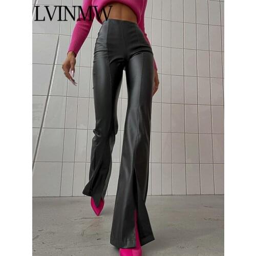 Женские кожаные брюки LVINMW China At AliExpress