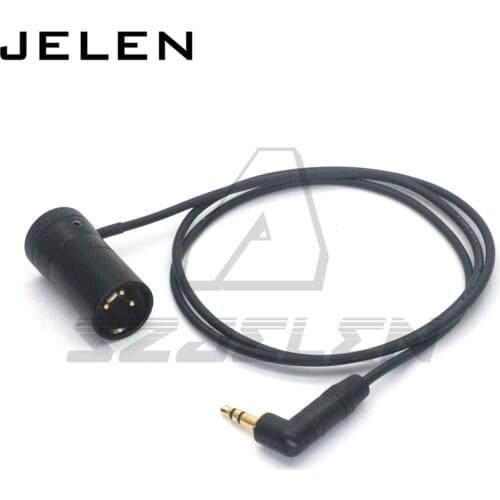 Low-Profile XLR NEUTRIK 3pin XLR male to 3.5 Audio Line, Use SOMMER SOD-14 audio cable