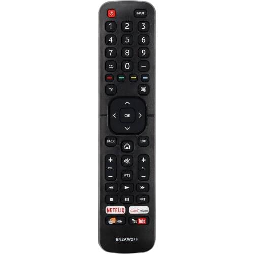 New Remote Control Replacement EN2AW27H For Hisense LED TV With Netflix Claro-Video 4k Now YouTube