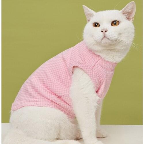 Pet Clothes Pet Breathable Recovery Cloth Cat Dog Medicine Prevent Lick After Surgery Wear Four-legged Weaning Recovery Suit Pet