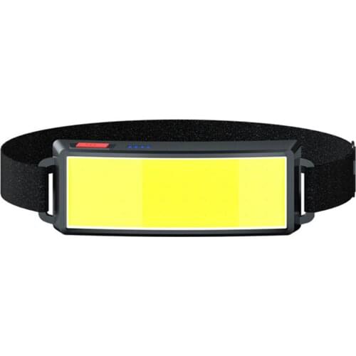 Portable Headlamp COB LED Headlight Flashlight USB Rechargeable 500LM Head Lamp Outdoor Camping Hiking Torch