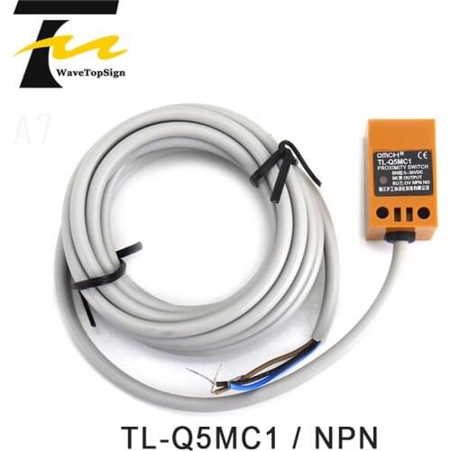 Square Proximity Switch TL-Q5MC1 Sensor 30VDC Three-wire NPN Normally Open Sensing Distance 5mm for CNC Machine