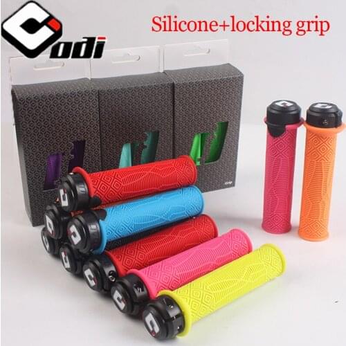 ODI Bicycle Handlebar Grips Lock Ring Bike Handle 22.2mm Soft Silicone MTB Grips Universal Handle Bar Cover Grip MTB Part