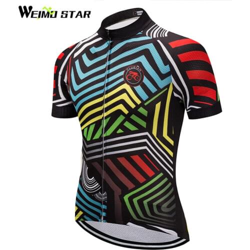 Weimostar 2019 Cycling Jersey Summer Short Sleeve Racing Sport Bicycle Clothing Ropa Ciclismo Breathable mtb Bike Jersey Shirt