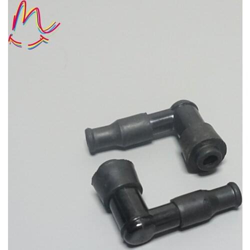 2pcs/Pack Spark Plug Cap 2 Stroke Bicycle Engine Kit Replacement Part Motorized Bike SPARK PLUG COIL CAP HEAD