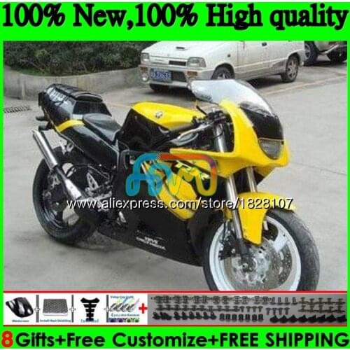 3XV For YAMAHA TZR-250 TZR250 92 93 94 95 96 97 126BS.12 TZR250RR RS Yellow black TZR 250 1992 1993 1994 1995 1996 1997 Fairing