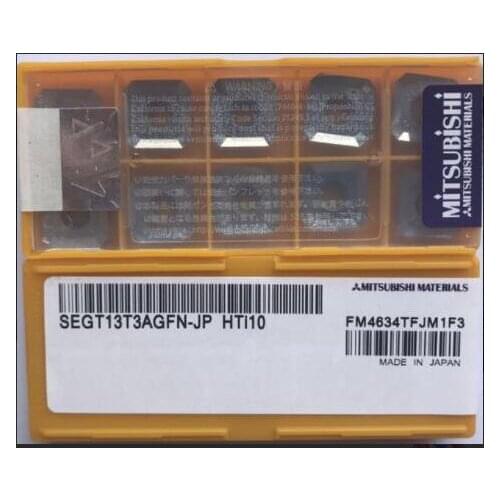 Milling Inserts 10PCS SEGT13T3AGFN-JP HTI10 100% original Mitsubishi Milling Cutters Blade Insert Cutting Tool Milling Inserts