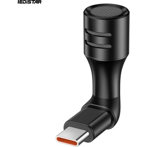 IEDiSTAR Mini Smartphone Video Microphone Cardioid Condenser Mic Plug and Play with Foam Windshield for Smartphone Vlogging mic