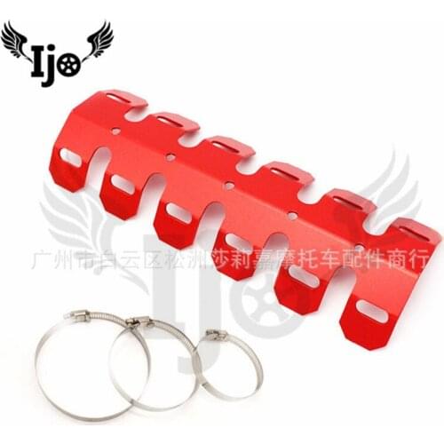 Retro classic motorbike exhaust muffler cover protector moto exhaust heat shield cover guard exhaust part motorcycle accessories