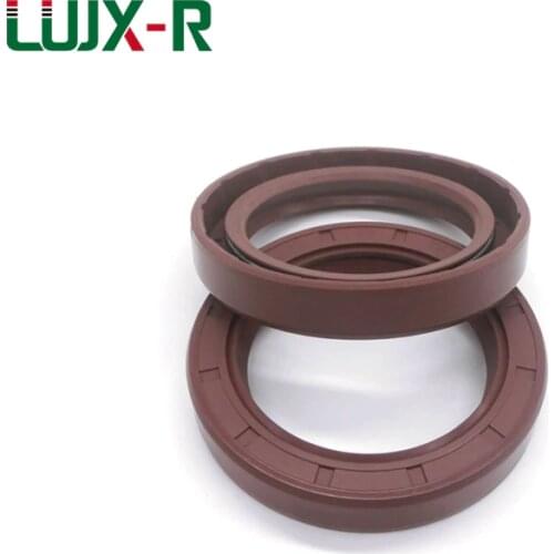 LUJX-R 1pc TC Skeleton Oil Seal FKM Gasket 18x28x5/18x28x7/18x28x7.5-18x47x10mm Borwn Fluorine Shaft Seal Simmer Ring