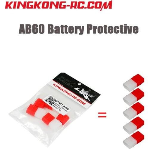 M./- 1set/5set LDARC Kingkong AB60 Battery Protective XT60 SY60 Battery Plug Shell Prevent short-circuited/red and white