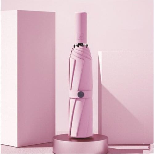 Fashion umbrella men women Fully Automatic Oversized Folding Sunny and Rainy Umbrella 10K Adult Multifunctional High Quality