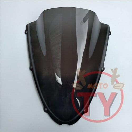 Motorcycle For Kawasaki ZX6R 05-05 ZX10R ZX 6R 2005 10R 2006-2007 Windshield Bubble Windscreen Smoke Black Wind Deflectore