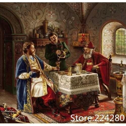 Dear Guests Grom Far Away Needlework Cross stitch Kits 14CT Unprinted Embroidery kits Arts Cross-Stitching,DIY Handmade Decor