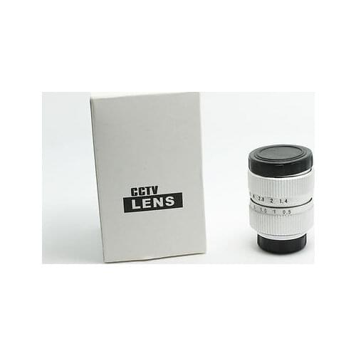 FUJIAN 25mm f/1.4 c mount cctv f1.4 lens for micro 4/3 m4/3 nex GX1 OM-D 1 silver