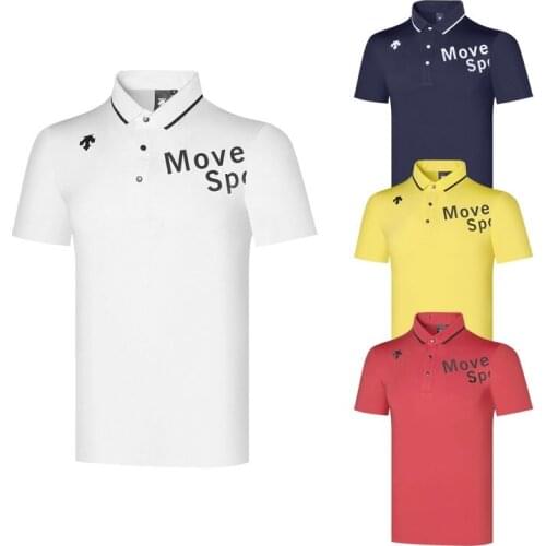 2021 golf clothing summer new golf mens T-shirt comfortable, breathable and quick-drying golf short-sleeved