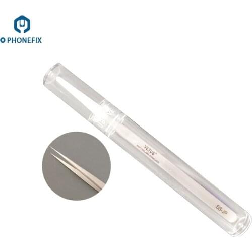 VETUS SS-JP Tweezers Precision Tweezers Forceps for iPhone PCB Soldering Fingerprint Jump Wire Repair Motherboard BGA Rework
