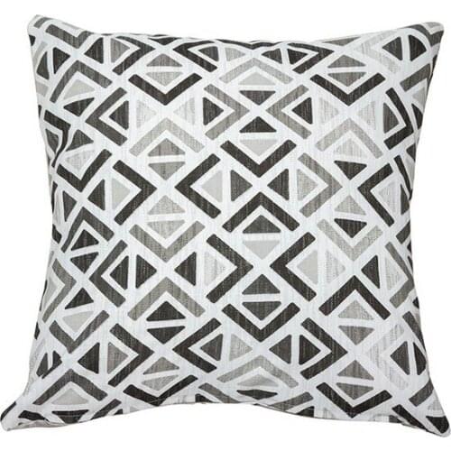 Cushion Sonia geo Grey (45 x 10 x 45 cm)