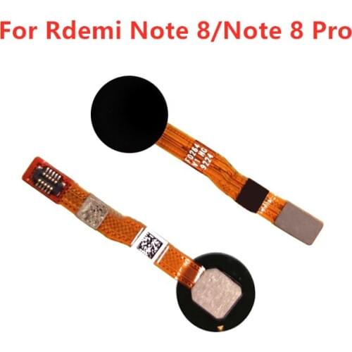 For Xiaomi Redmi Note 8 Pro Fingerprint Scanner Flex Cable Touch Sensor ID Home Button Return Ribbon Flex Cable Repair Parts