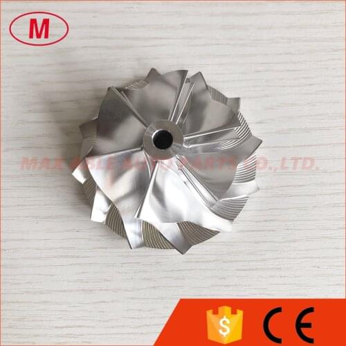 TD05H forward 52.56/70.01mm 6+6 blades high performance Turbocharger aluminum 2618/milling/billet compressor wheel
