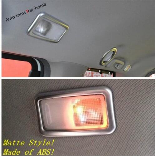 Yimaautotrims Carbon Fiber Look / Matte Car Reading Light Lamps Decorative Cover Stickers For Toyota Sienna XL30 2011 - 2020