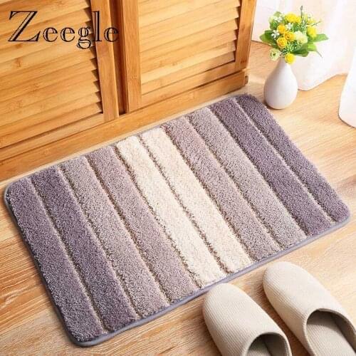 Zeegle Floot Mat Carept Anti-slip Outdoor Doormat Soft Sofa Yoga Rug Absorbent Hallway Carpet Kids Room Area Rug Bedside Carpet