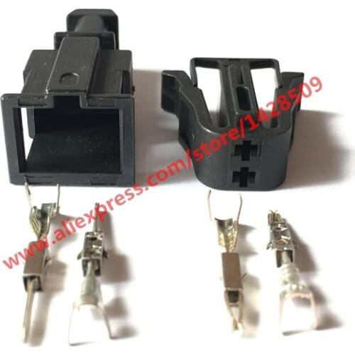 5 Sets 2 Pin Automotive Connector Female And Male Plug For VW 535972731