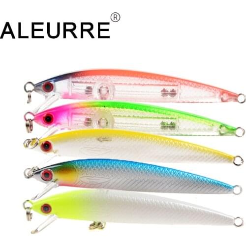 1PCS Small Sinking Minnow Hard Artificial Bait Fishing Lure 7cm 5g Tight Wobblers For Bass Pike Lures