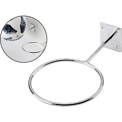 1Pc Wall-mounted Football Holder Basketball Storage Rack Ball Display Stand Home Decor Supplies