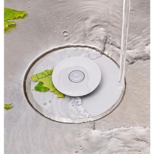 1PCS Portable Silicone Sink Strainer Waste Plug Sink Filter Waste Collector Kitchen Bathroom Accessories Colanders & Strainers