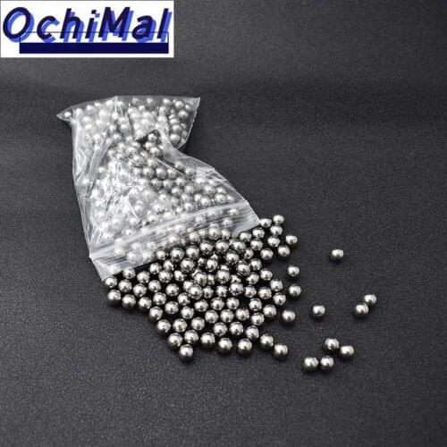 50PCS/100PCS 7mm Steel Balls Outdoor Pocket Hunting Slingshot Pinball Stainless Shooting Accessories Sports Equipment