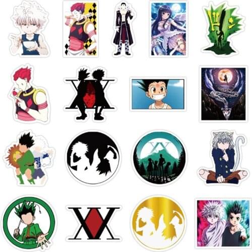 50pcs/pack Cool Anime Stickers Waterproof DIY Laptop Skateboard Luggage Cartoon Stickers Toy Decal For Children