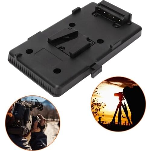Battery Back Pack Plate Adapter V-Mount Battery Plates With Screw For Sony V-Mount V-Lock Battery For DSLR Camera Video Light